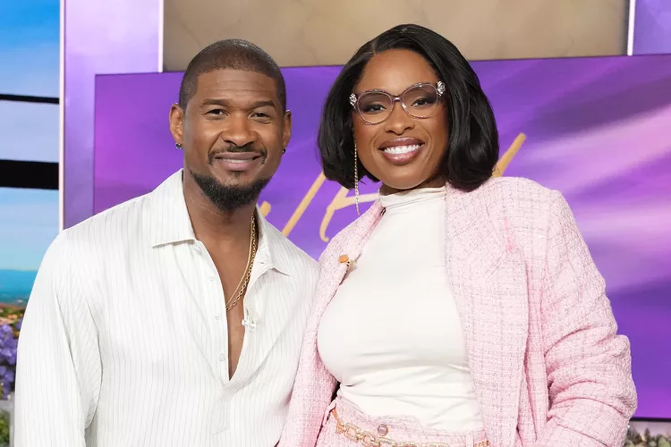 Usher et Jennifer Hudson le 4 février 2025 à Burbank, Californie